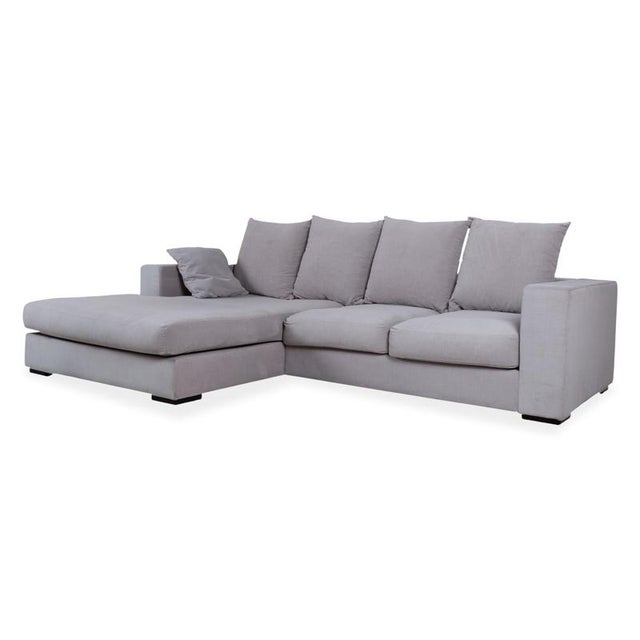 Boconcept Cenova Fabric Corner Sofa Grey Sofa Couch For Sale - Image 12 of 12