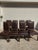 French Contemporary Square Leather Dining Side Chair - Set of 8 For Sale In San Antonio - Image 6 of 13