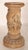 Neo classical style terracotta pedestal with ram heads and swags, circa 1930's.