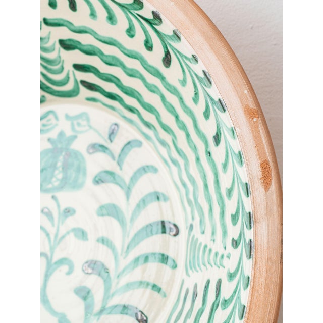 Ceramic Spanish Revival Hand-Painted Ceramic Wall Bowl by Fajalauza Lebrillo for Granada Pottery, 2010s For Sale - Image 7 of 14