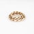 Modern 70s Vintage Tiffany & Co. Curb Link Ring Flex Band Sz 6 Succo 14k Yellow Gold For Sale - Image 3 of 7
