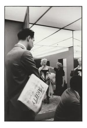 Marilyn Monroe Behind the Curtain, 1988, Print from Original Negative