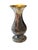 An elegant antique European mercury glass lamp body dating to the late 19th century. The graceful baluster form features a...