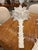 Vintage Palm Beach Pair Serge Roche Style Plaster Palm Frond Wall Light Sconces For Sale - Image 11 of 12