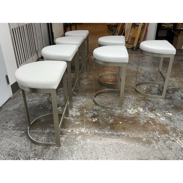 Uttermost Uttermost Ivanna Counter Stools, Set of Seven For Sale - Image 4 of 12