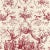 Sample- Schumacher Le Couronnement De La Rosiere Fabric in Rouge For Sale