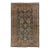Antique Navy Blue Area Rug 4'1 X 6'5 For Sale