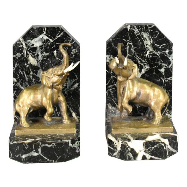 Art Deco French Bookends in Bronze from H. Fady, 1930s, Set of 2 For Sale - Image 14 of 14