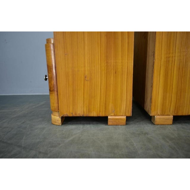 Art Deco Bedside Tables, Former Czechoslovakia, 1930s, Set of 2 For Sale - Image 10 of 18