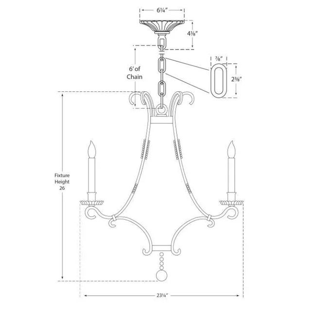 Traditional Chapman & Myers for Visual Comfort Signature Oslo Small Chandelier in Gilded Iron with Crystal For Sale - Image 3 of 3