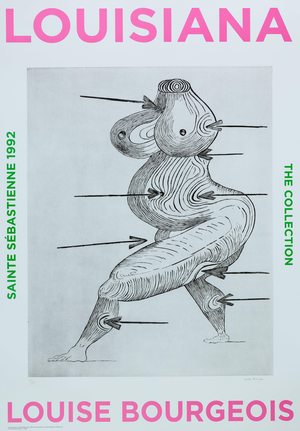 Saint Sebastienne Nude Poster after Louise Bourgeois
