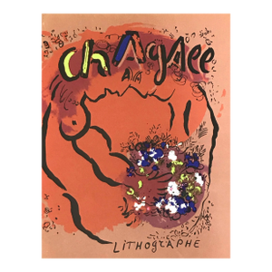 1960 Marc Chagall Original Lithograph Cover