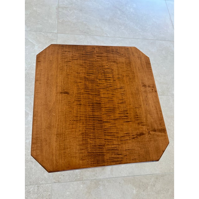 1990s Dr Dimes Dunlap Tiger Maple Candle Stand For Sale - Image 12 of 12