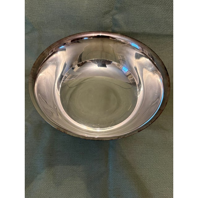 Mid 20th Century Gorham Silverplate Footed Serving Bowl For Sale In Savannah - Image 6 of 7