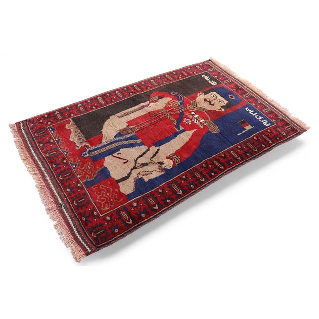 Vintage Hand-Knotted Wall Rug, 1970s For Sale - Image 15 of 18