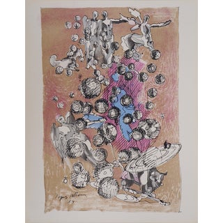 Jacques Villon, Mondes, Lithograph For Sale