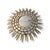 Italian Antique Italian Gilded Wood Sunburst Mirror For Sale - Image 3 of 4