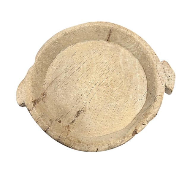 1970s Vintage Wooden Parat Bowl For Sale - Image 5 of 5