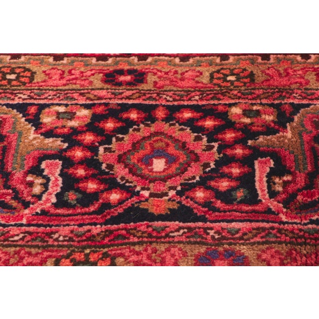 Mid 20th Century Mid 20th Century Vintage Persian Malayer Rug, 08'08 X 11'07 For Sale - Image 5 of 10