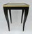 Donghia C.1980's "Essence," Square Occasional, Side, Satin Brass Gallery Satin Ebony Finish With Brushed Satin Brass Details For Sale - Image 12 of 18
