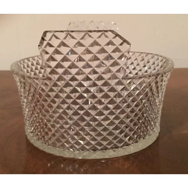 American 19th Century American Brilliant Cut Crystal Glass Bowl For Sale - Image 3 of 9