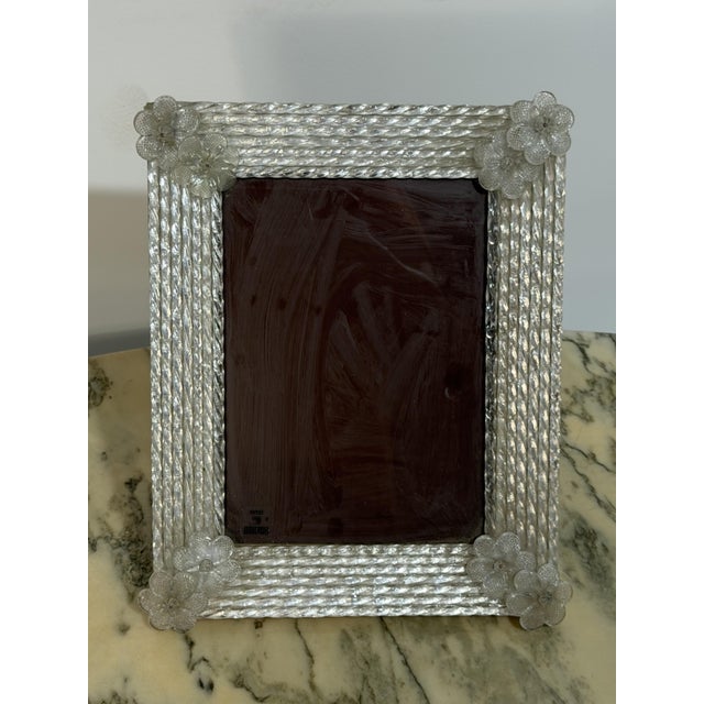Large Murano Glass Photograph Holder from Vetri Murano, 1960 For Sale - Image 14 of 14