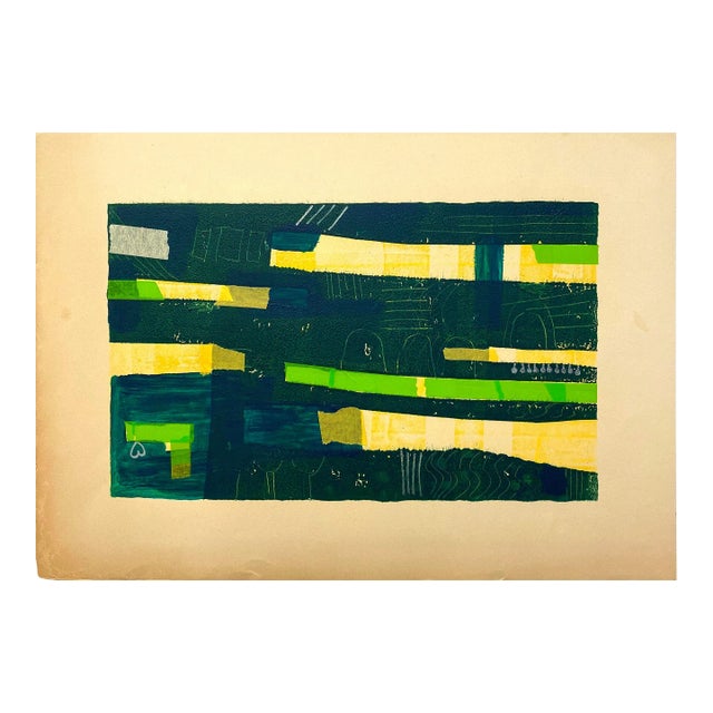 Contemporary Mixed Media Painting, "La Brea #1" For Sale