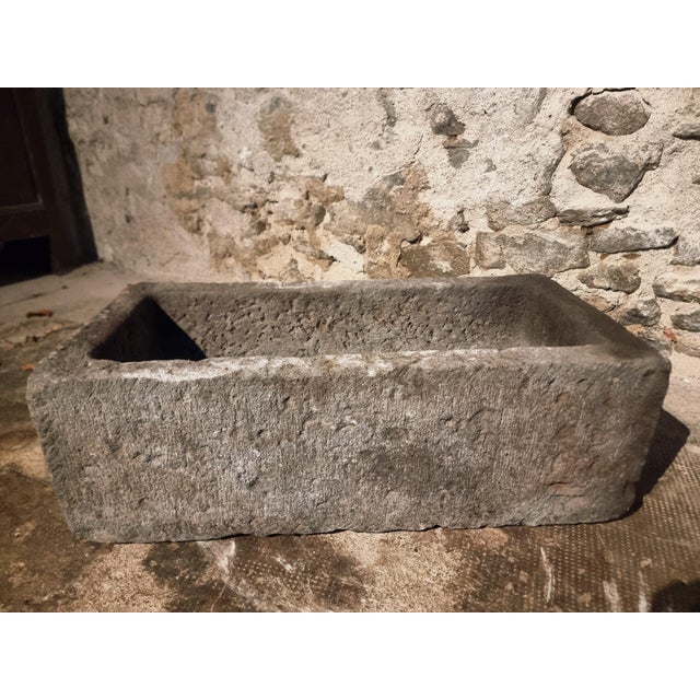 Antique 19th Century Volvic Stone Trough, France For Sale - Image 14 of 16