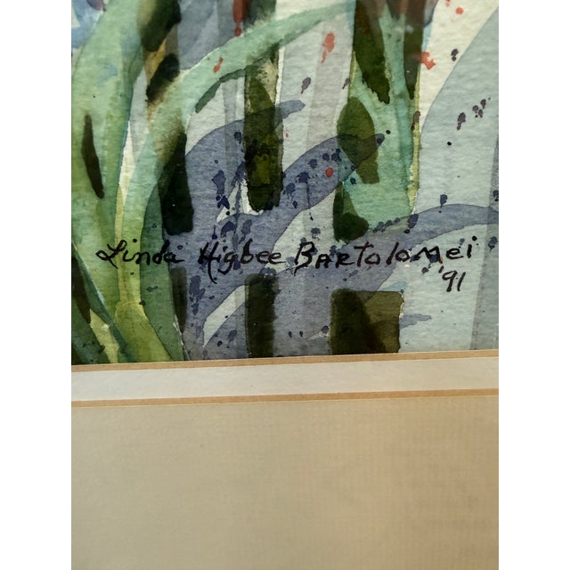 Linda Highee Bartolonei MacCallum House Painting, Signed For Sale - Image 4 of 12