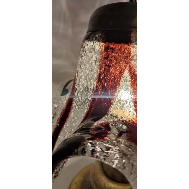 Table Lamp with Glass Tulip. Italy, 1980s For Sale - Image 11 of 13