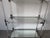 1960s 1970’s Mid-Century Modern Charles Hollis Jones Style Aluminum & Glass Five-Tier Étagère Display Shelf For Sale - Image 5 of 13