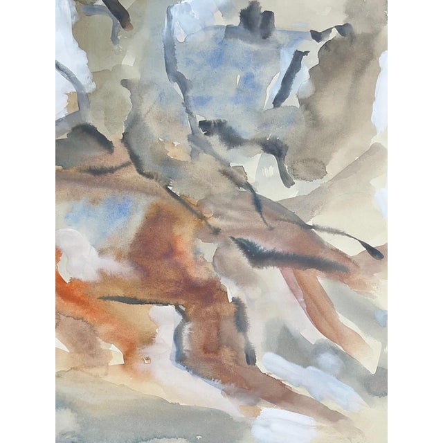 1990s Gilbert Pauli, Children in Rebellion, Watercolor on Paper, 1997 For Sale - Image 5 of 9