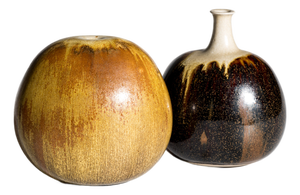 Ceramic Vases from Gotlind & Gerald Weigel, Germany, 1970s, Set of 2
