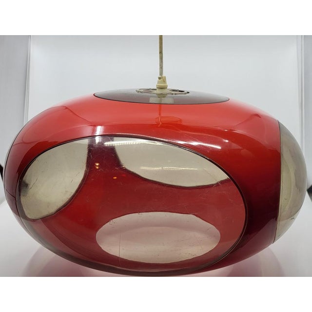 Plastic Space Age Ceiling Lamp by Luigi Colani, 1970s For Sale - Image 7 of 15