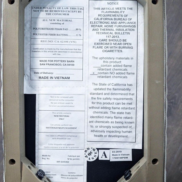 2010s Pottery Barn Wood Counter Stool For Sale - Image 5 of 6