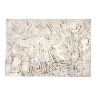 Contemporary Original Peter Duncan Abstract Encaustic Painting Signed For Sale