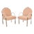 Leon Rosen for Pace Collection Modern Art Deco Lucite Waterfall Armchairs, Pair For Sale