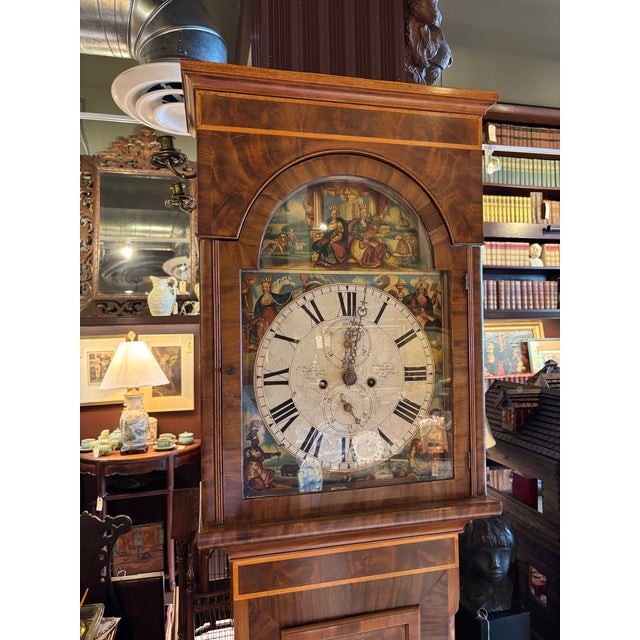 Traditional Antique Scottish Mahogany Grandfather Longcase Clock by David Wilson, Stewarton, C. 1860 [Lc] For Sale - Image 3 of 12