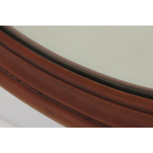 Henkel Harris Cherry Oval Wall Mirror For Sale In Philadelphia - Image 6 of 12