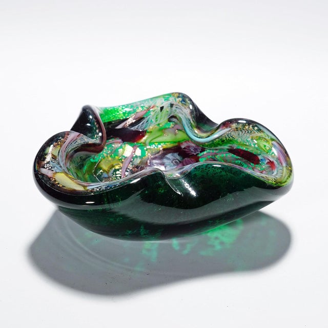 Vintage Murano Glass Bowl 'Rest of the Day' by A.Ve.M. 1950s An exquisite Italian Murano art glass bowl, manufactured by...