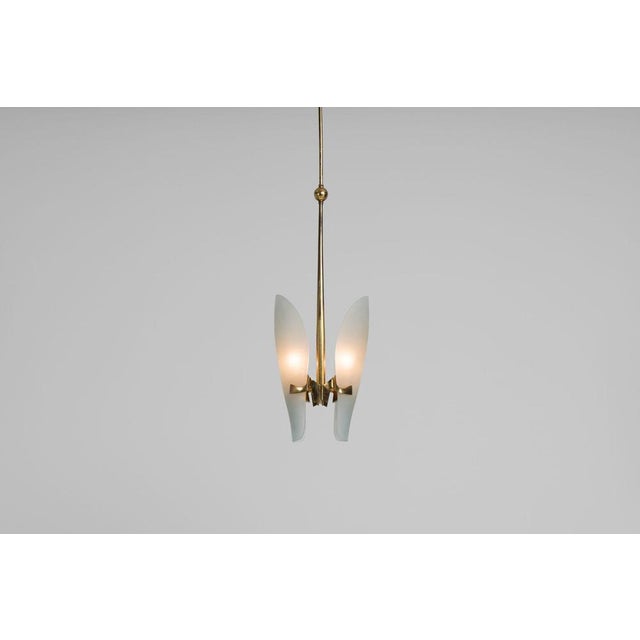 1960s Model 1636 Pendant Lamp by Max Ingrand for Fontana Arte, Italy, 1960 For Sale - Image 5 of 18