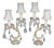 Classic Crystal Table Lamps, Set of 2 For Sale