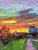 Paper Oil Painting Evening Descended Over the Road Boris Serdyuk For Sale - Image 7 of 10