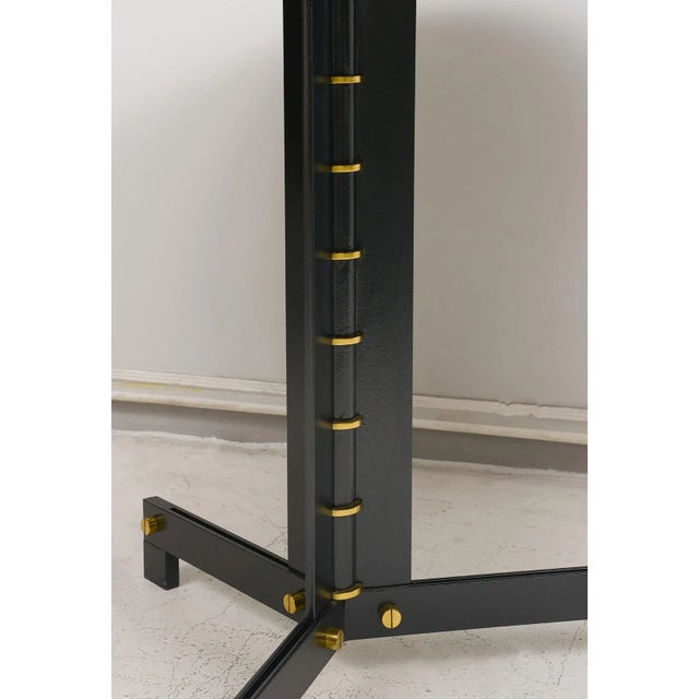 Bespoke Ebonized Circular Table For Sale - Image 9 of 12