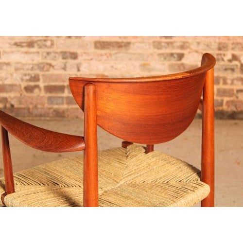 Mid-Century Modern Danish Teak Armchair by Peter Hvidt and Orla Molgard Nielsen for Soborg Mobler, 1950s For Sale - Image 11 of 13