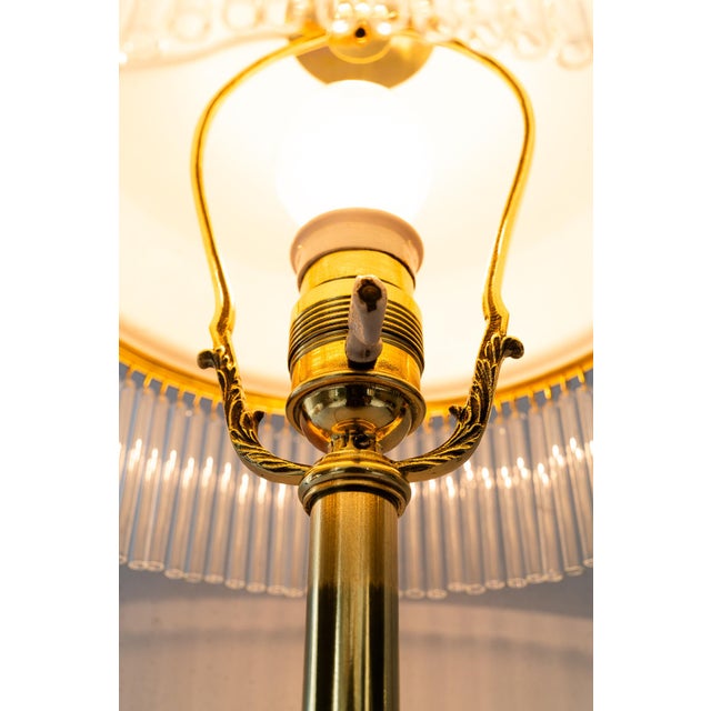 Art Deco Table Lamp with Glass Shade, Vienna, 1920s For Sale - Image 14 of 17
