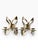 Mid-Century Modern Vintage Mascot Pat Pending Gold Tone Mid-Century Modern Wall Candle Sconces, Pair For Sale - Image 3 of 6