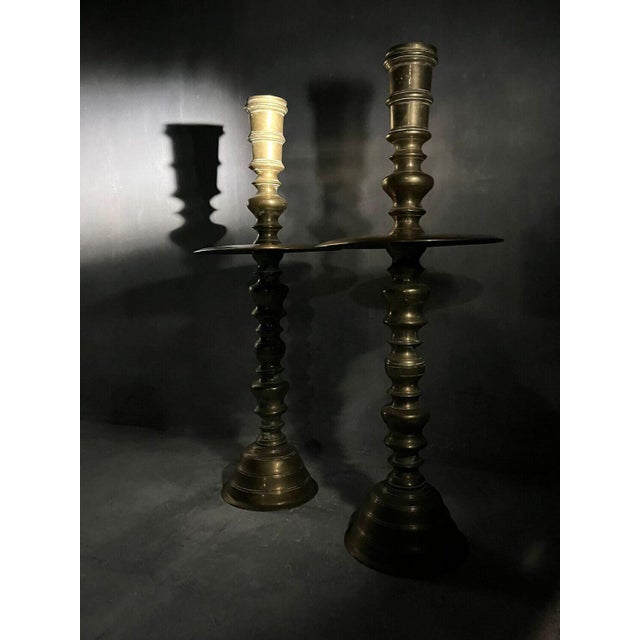 Vintage Copper Candlesticks, Set of 2 For Sale - Image 6 of 8