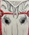 1950s child's equestrian lithograph for cutting out and making a hobby horse. On the back, an advertisement for the...