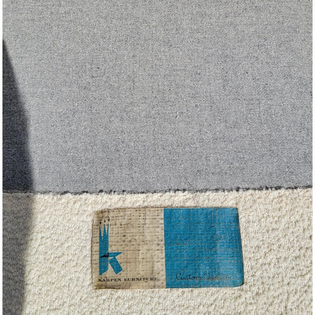 Mid-Century Modern American Karpen Horn Lounge Chair For Sale - Image 9 of 10